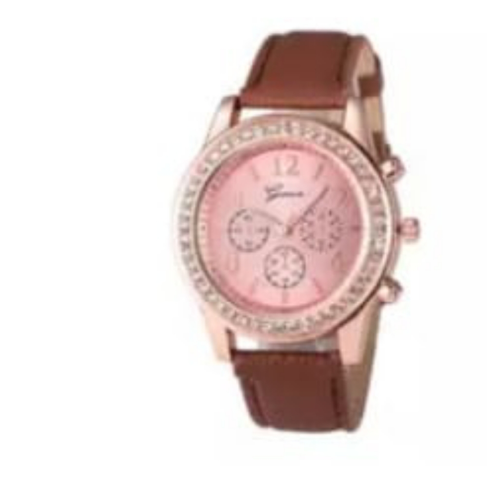 New Brand Women Watches Quartz Watch Geneva Rhines - Picture 2 of 4